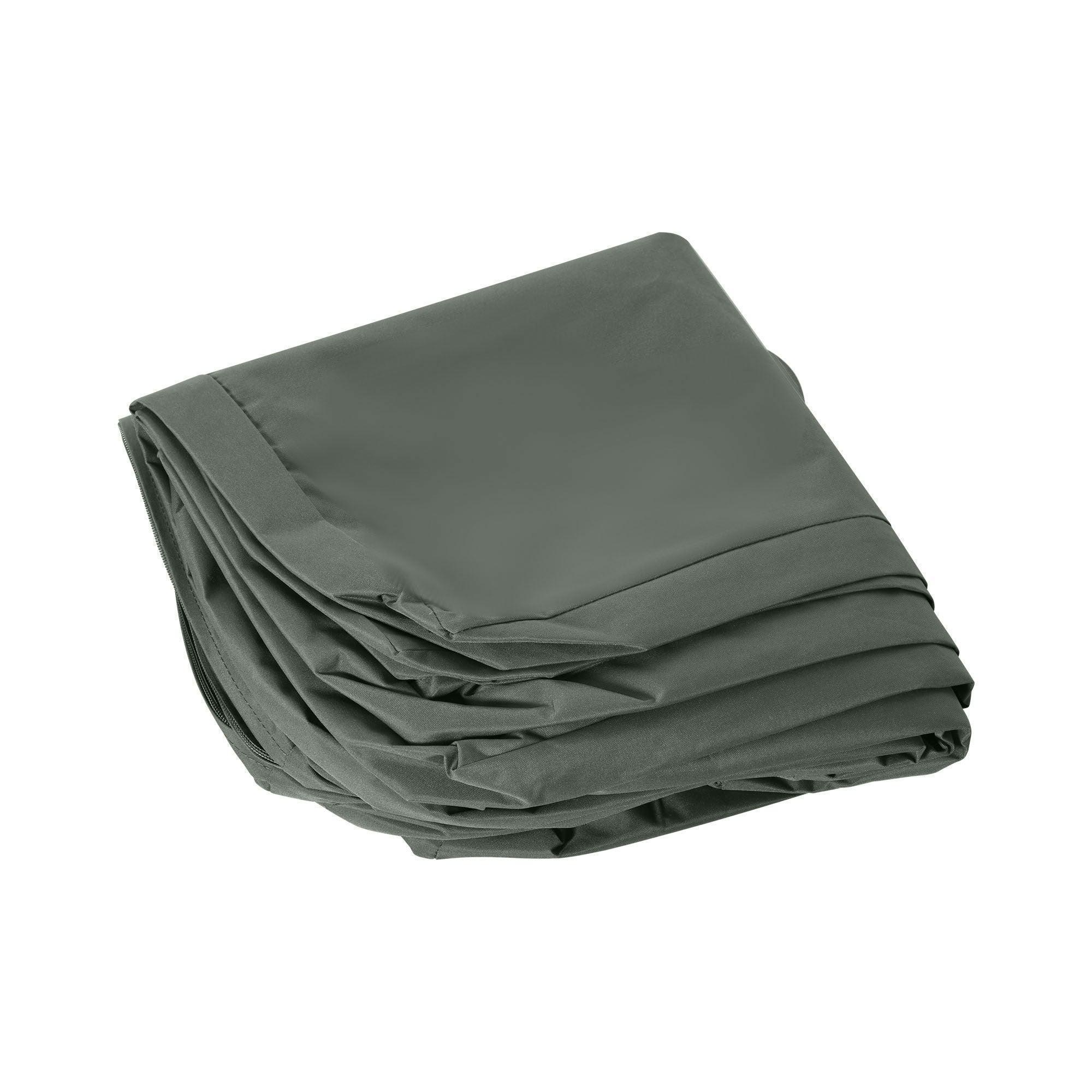 Replacement Cushion Cover Garden Rattan Patio Furniture Seat Cover Polyester Outdoor Deep Grey- No Cushion Included - Bobobiy