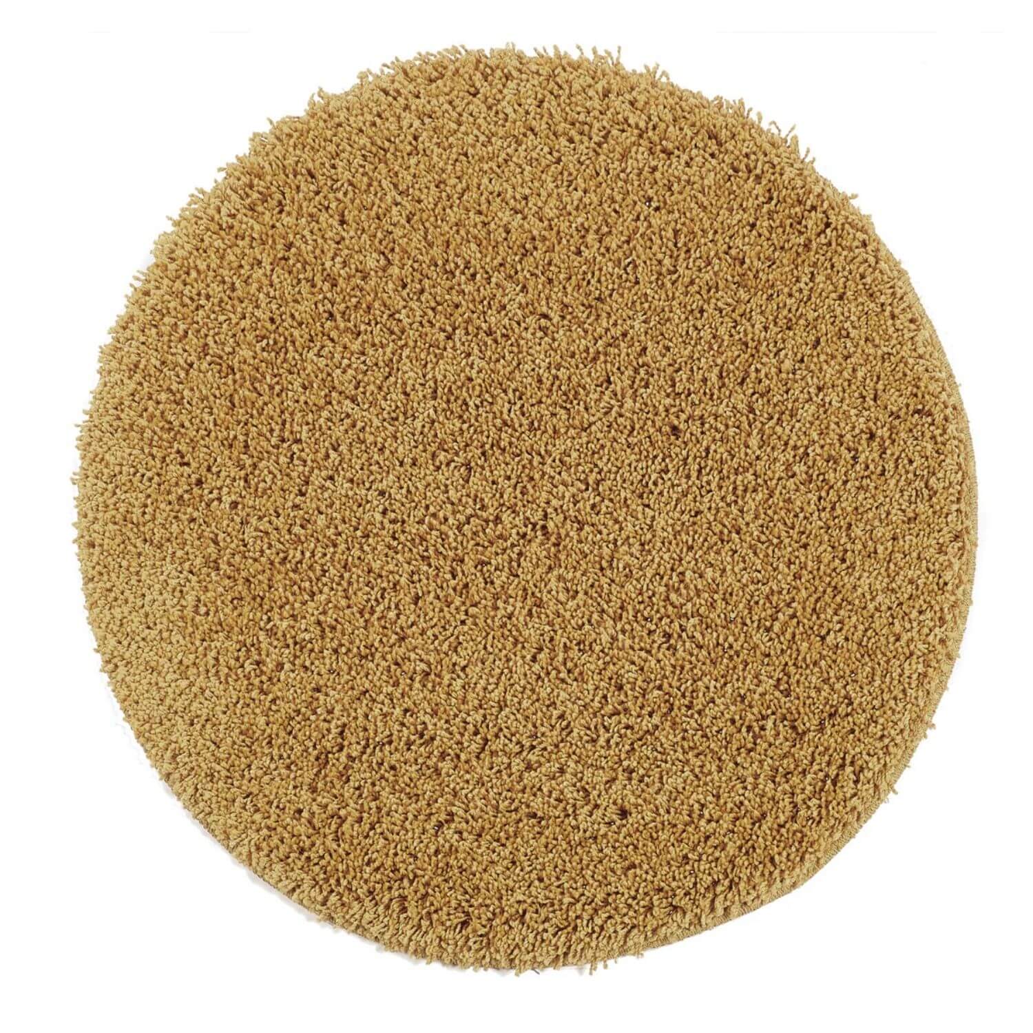 Washable Ochre Shaggy Rug