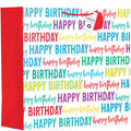 Giant Gift Bag with Happy Birthday Design (W450 x H450 x D205 mm)