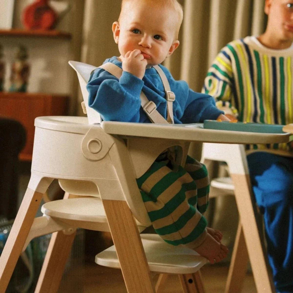 Stokke Steps Highchair - White & Natural