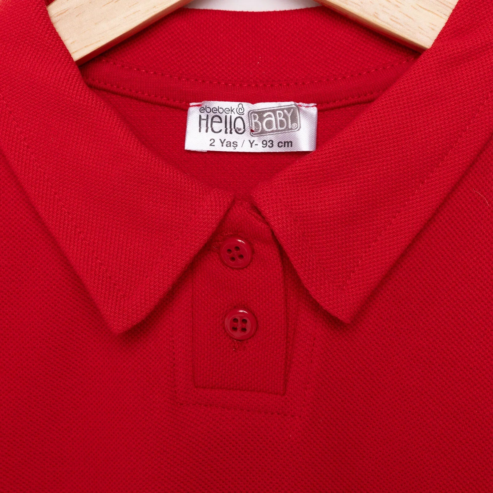 HelloBaby Celebration Unisex Long Sleeve Bodysuit - Red