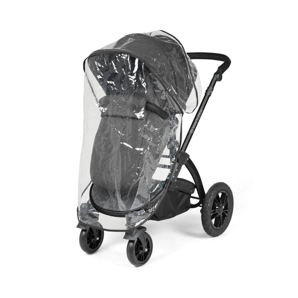 Ickle Bubba Stomp Luxe 2-in-1 Pushchair & Carrycot - Black/Charcoal Grey/Black