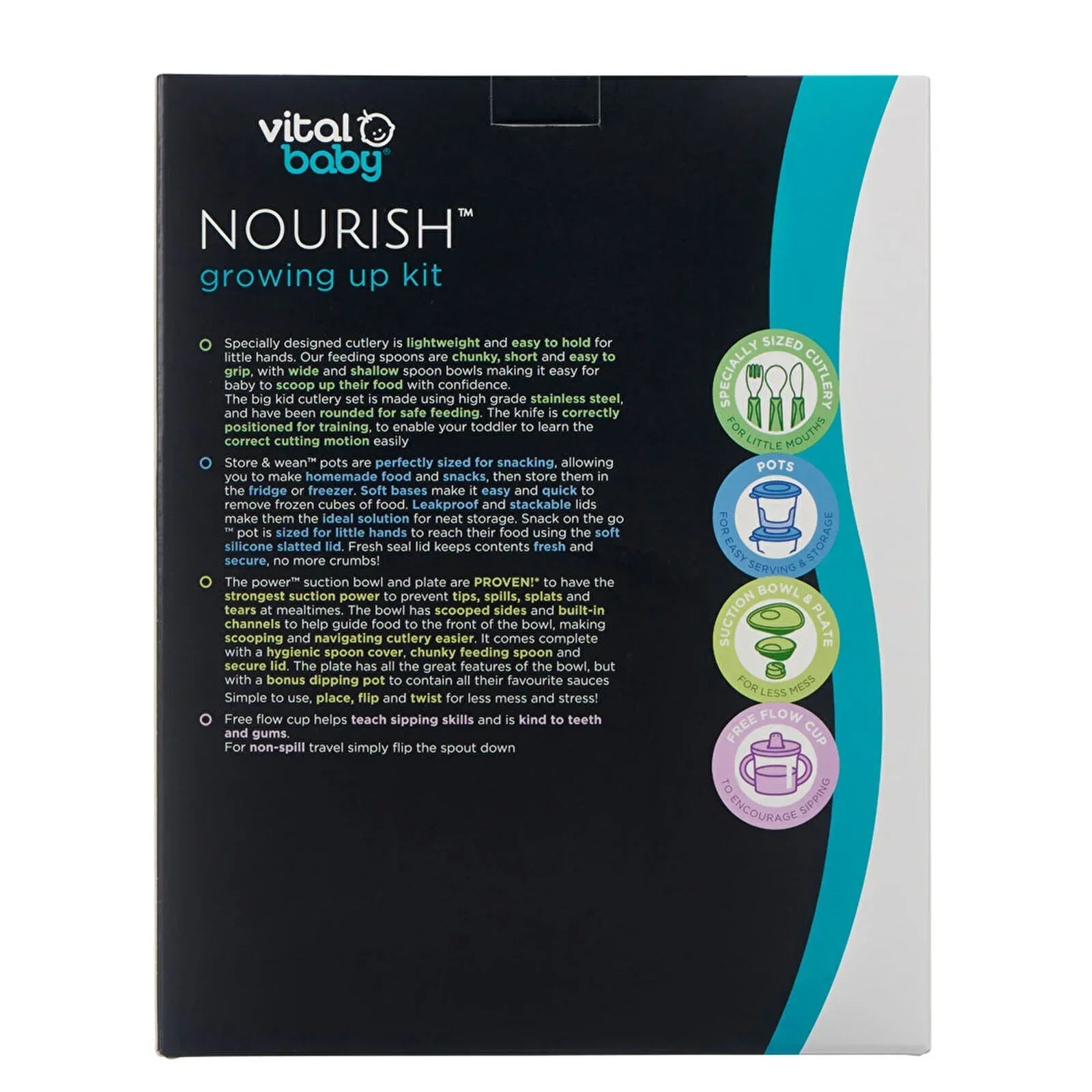 Vital Baby Nourish Growing Up Kit 9+ months - Pop - Bobobiy