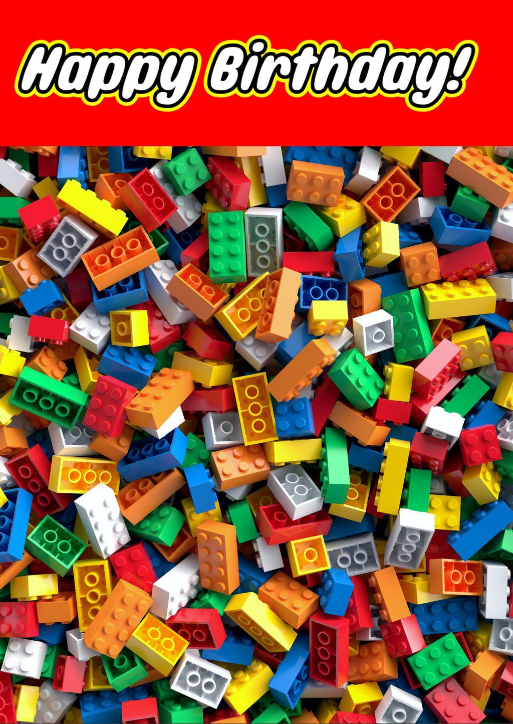 Curious Minds Building Bricks Children's Birthday Card (105 x 148 mm)