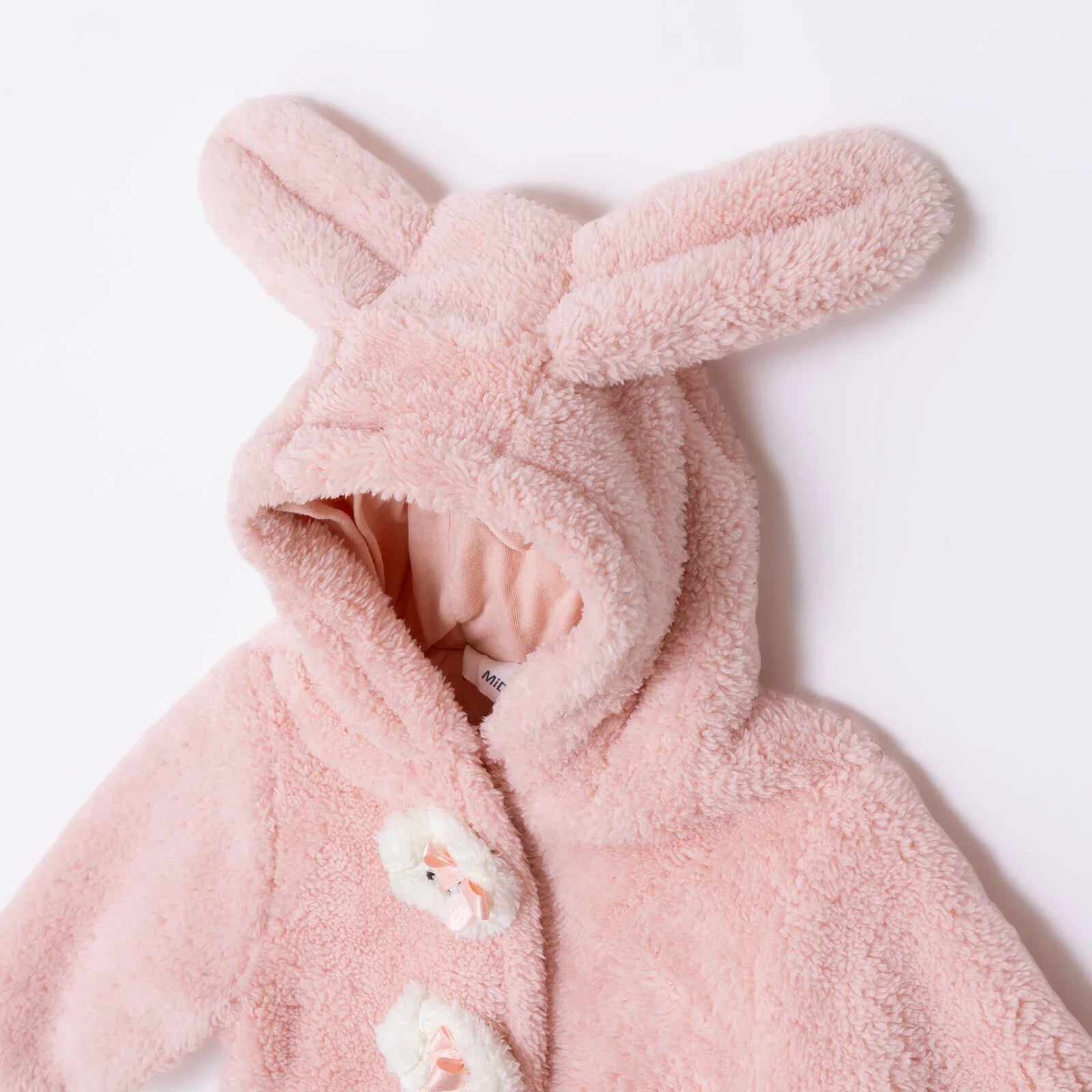 Midimod Newborn Welsoft Footless Jumpsuit - Pink