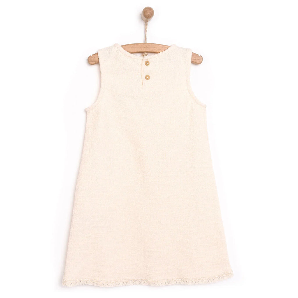 HelloBaby Baby Girl Dress - Ecru