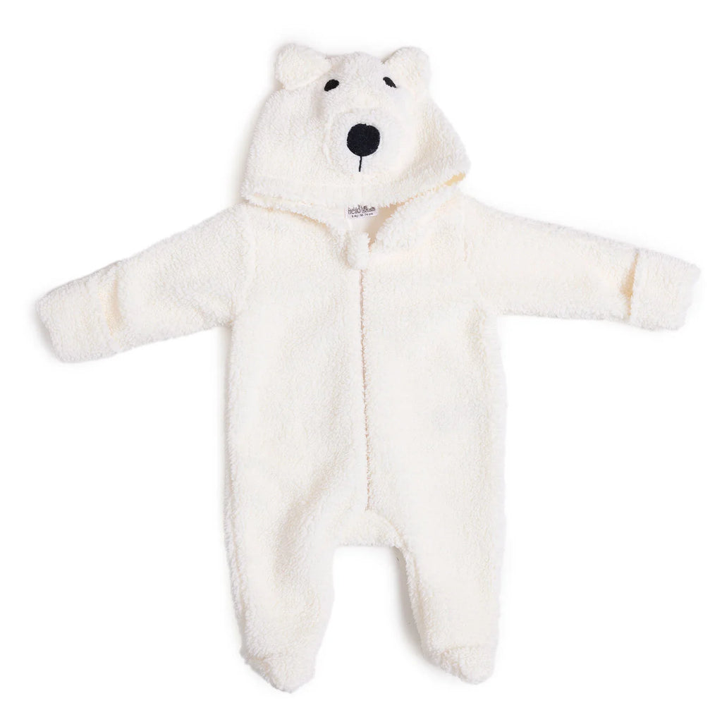 HelloBaby Newborn Unisex Baby Jumpsuit - Ecru