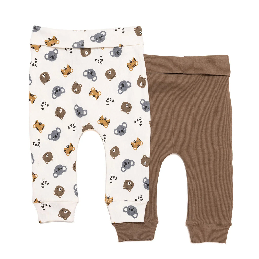 HelloBaby Boy 2 Piece Footles Bottom - Light Brown