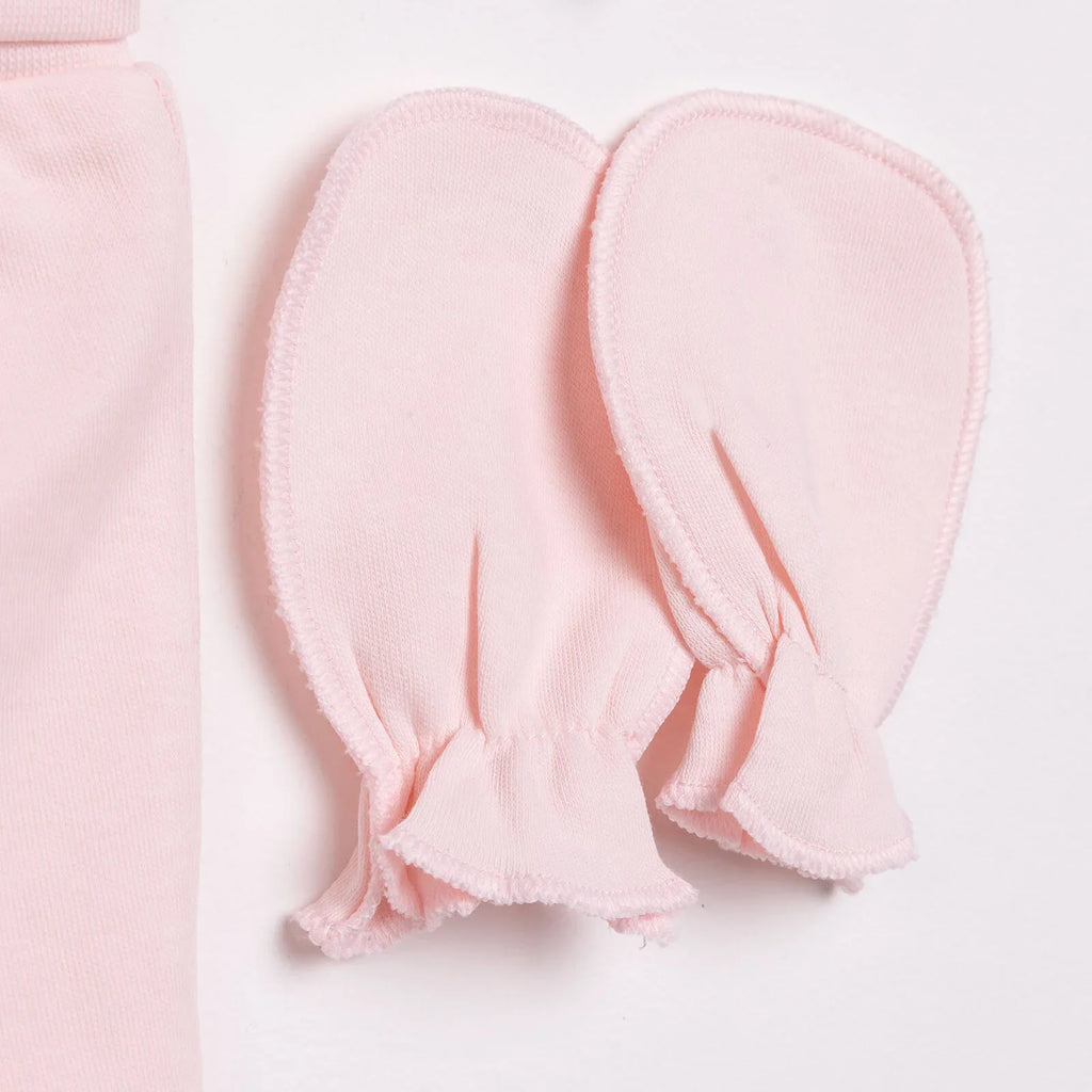 Bebetto Flowers Girl 5 Piece Newborn Set - Salmon