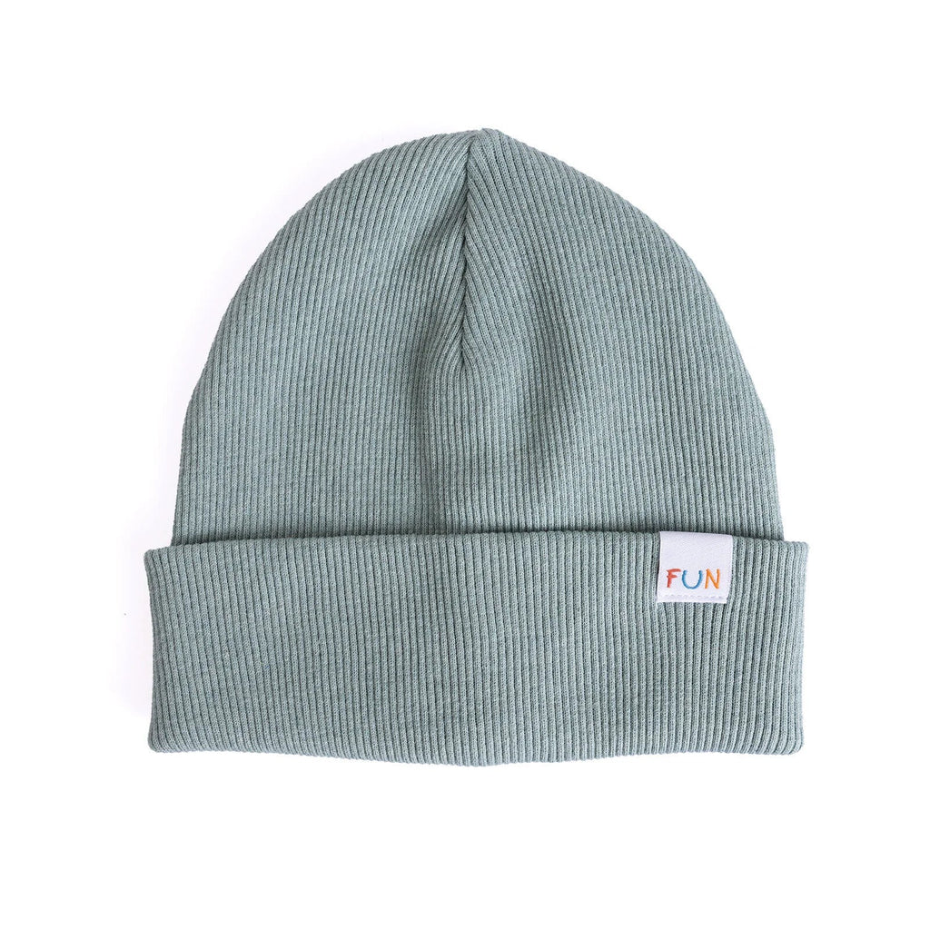 HelloBaby Beanie - Dark Mint