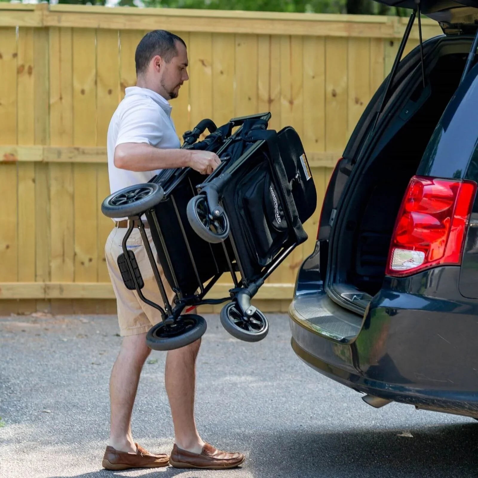 Wonderfold W2 Original Stroller Wagon - Jet Black