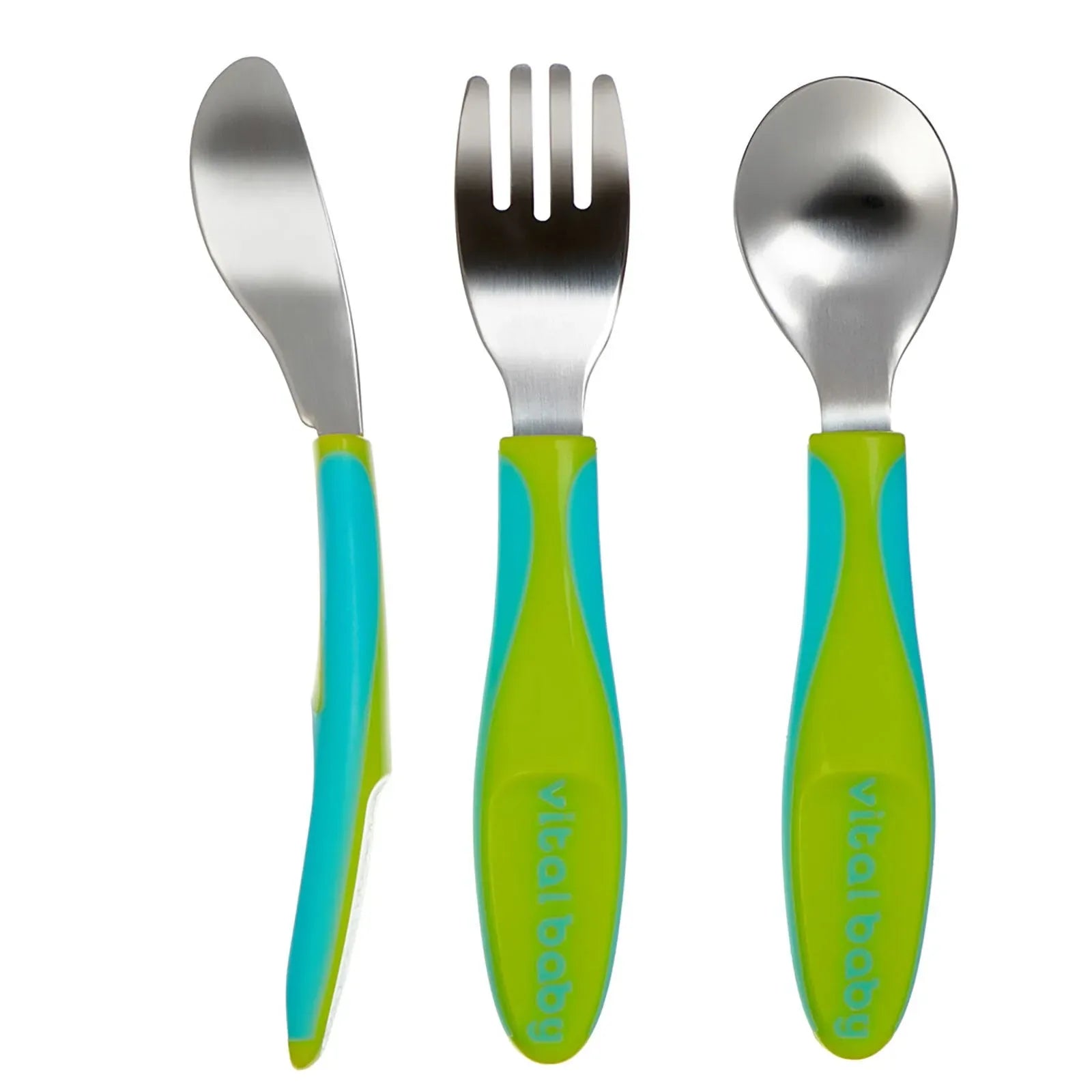 Vital Baby Nourish Big Kid Cutlery 12+ months Pack of 3 - Pop - Bobobiy
