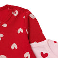 HelloBaby Long Sleeve Body 2 pcs - Red
