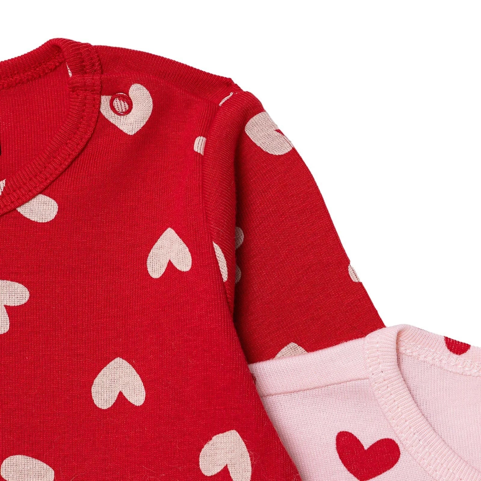 HelloBaby Long Sleeve Body 2 pcs - Red