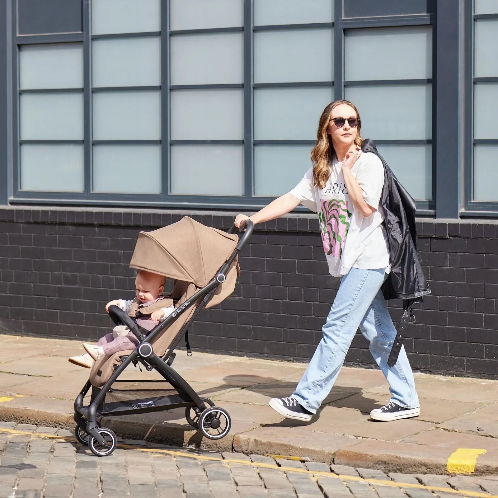 Ickle Bubba Aries Autofold Stroller - Black