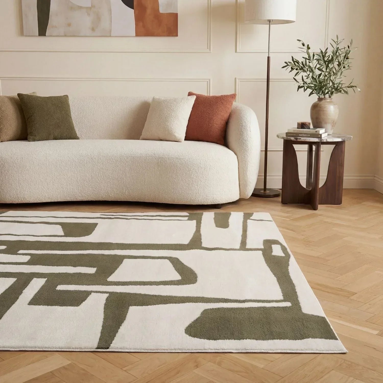 abstract_green_livingroom - Bobobiy