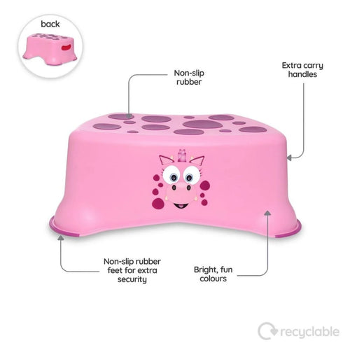 My Carry Potty - My Little Step Stool - Pink Dragon