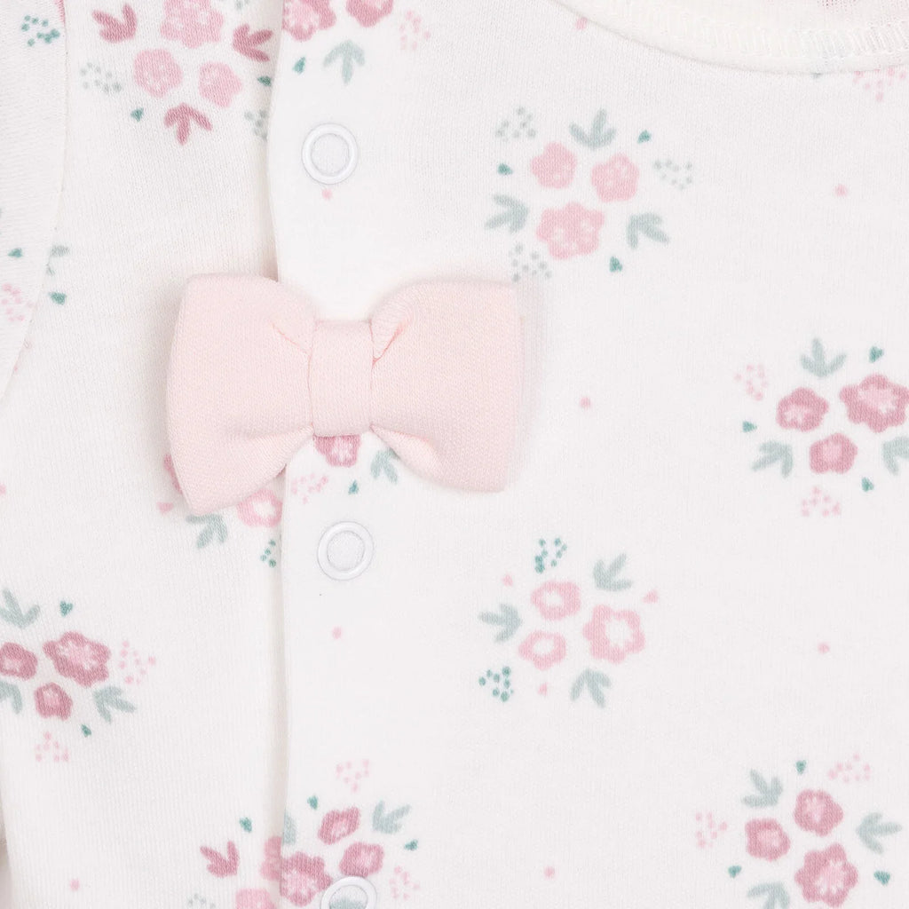 Bebetto Flowers Girl 5 Piece Newborn Set - Salmon