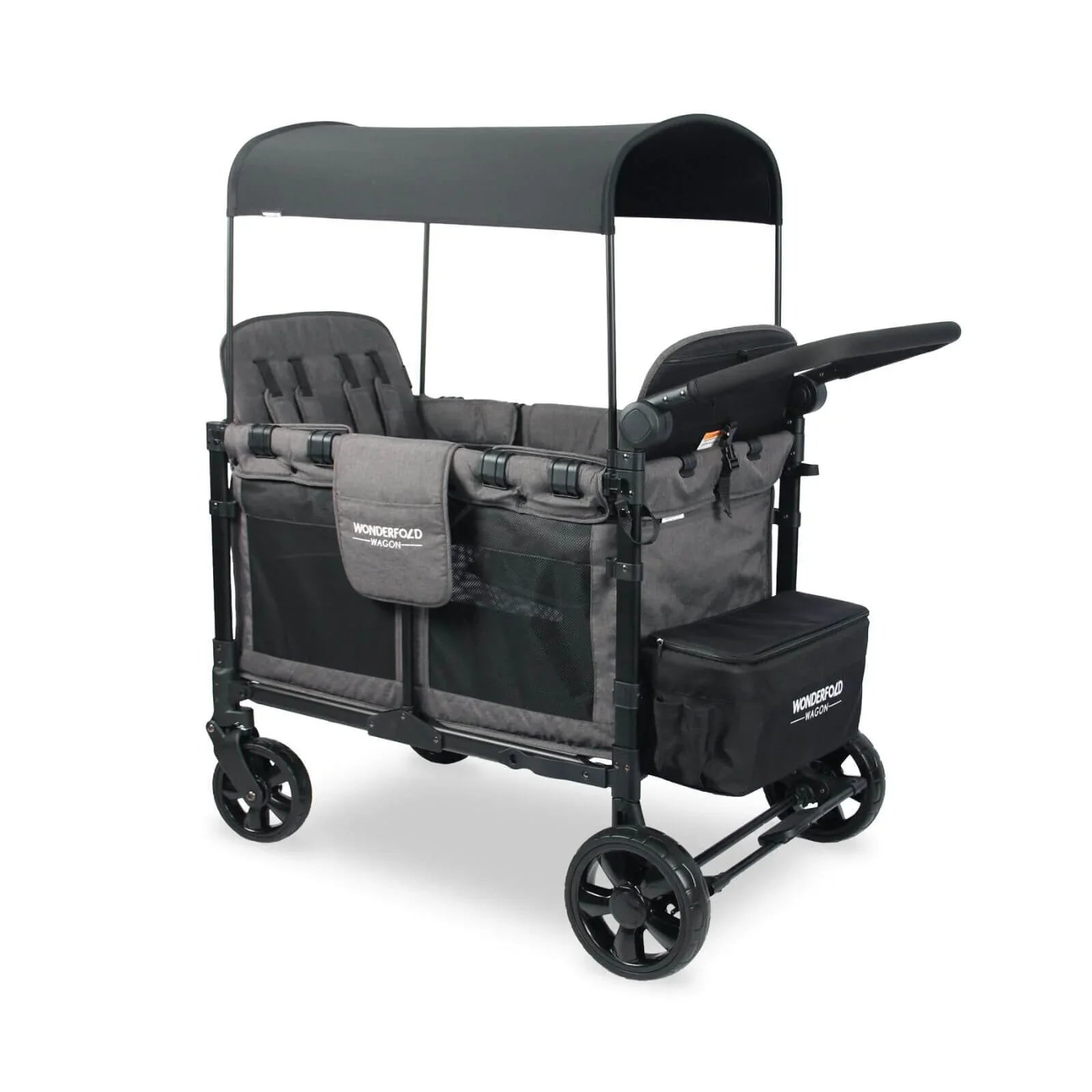 Wonderfold Wagon W4 Elite Quad Stroller Wagon - Charcoal Grey