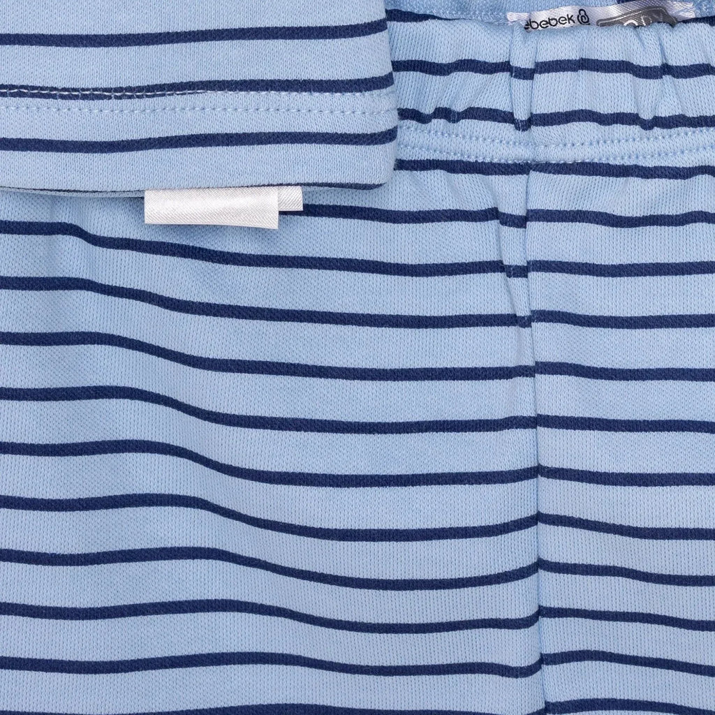 HelloBaby Baby Boy Long Sleeve Pyjamas Set - Dark Blue - Bobobiy