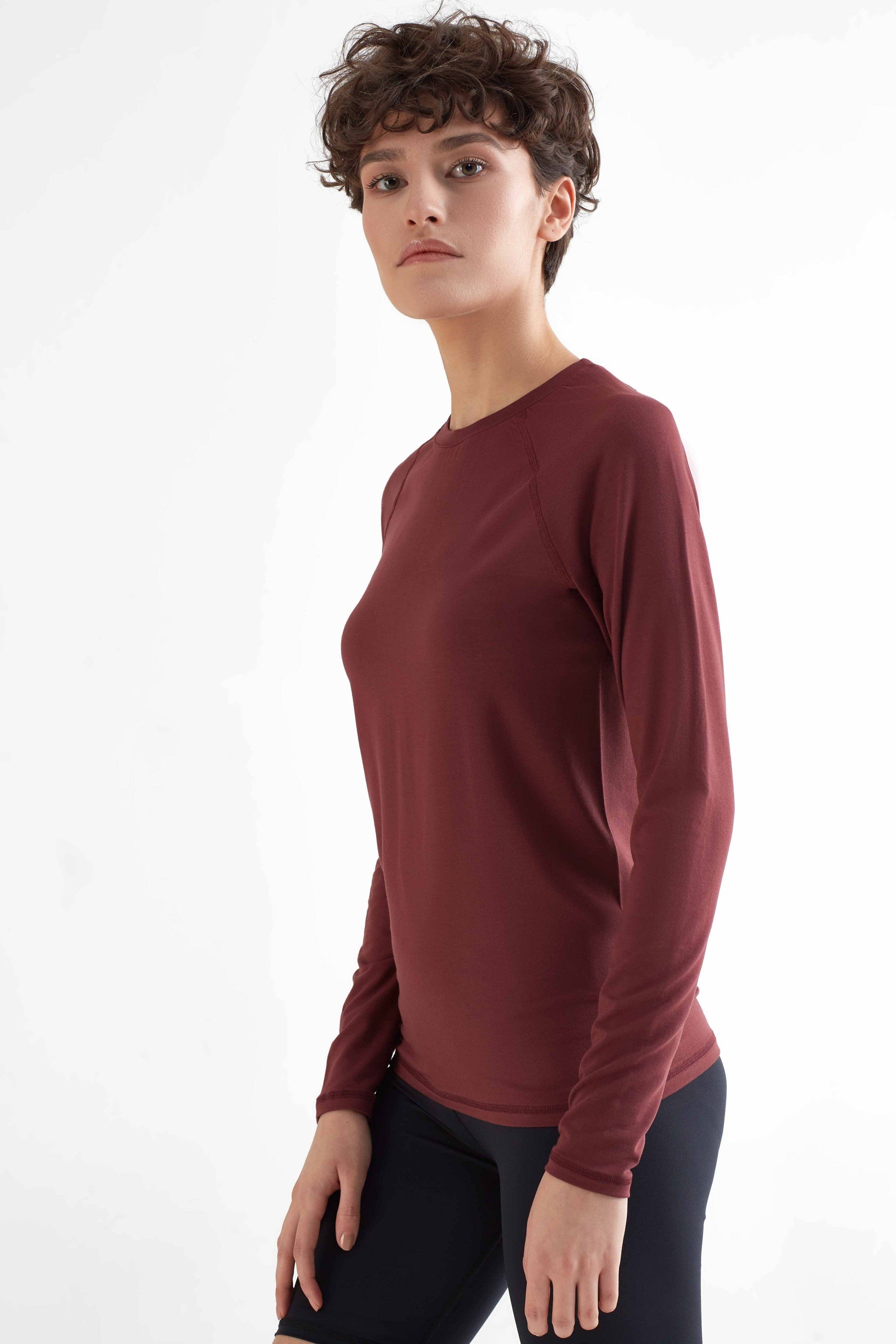 Tencel Long Sleeve Shirt: Womens