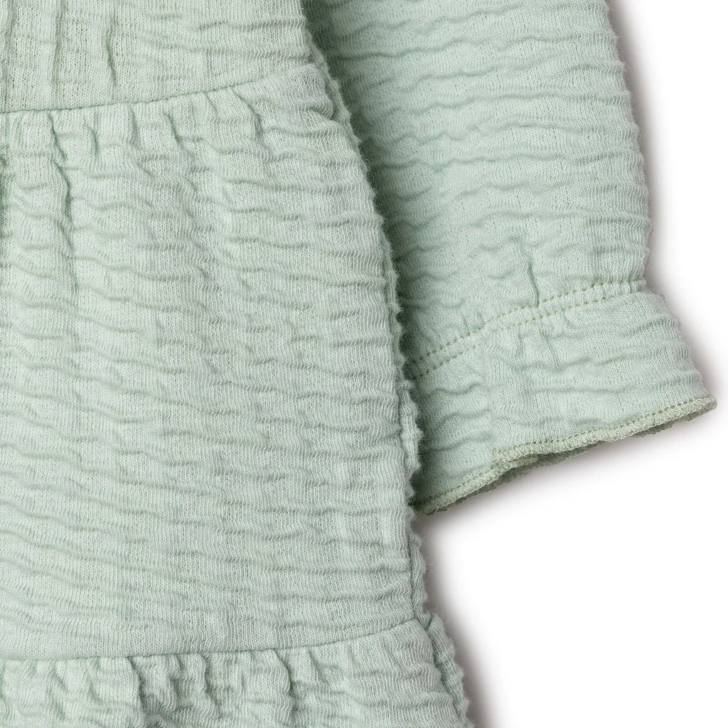 HelloBaby Winter Cherry Dress - Green