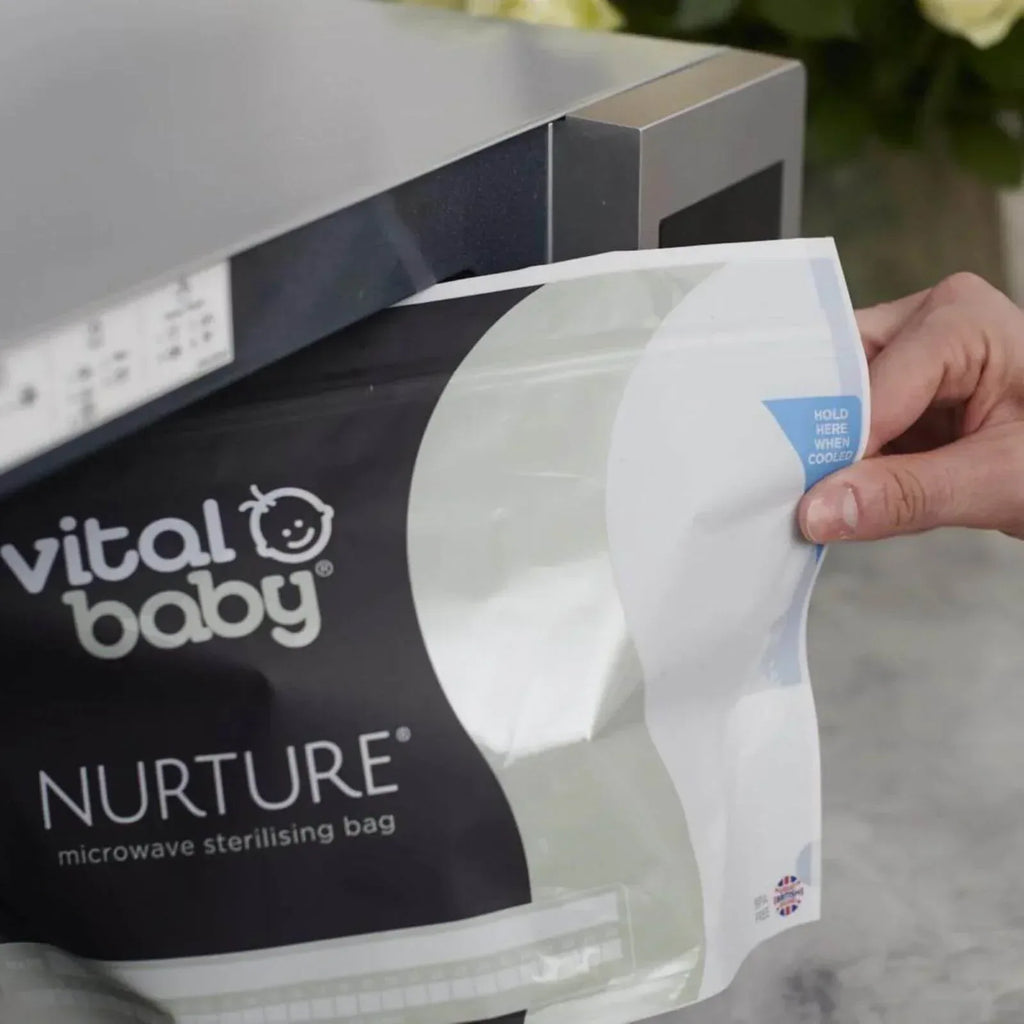 Vital Baby Nurture Microwave Sterilising Bags 5 pcs - Bobobiy