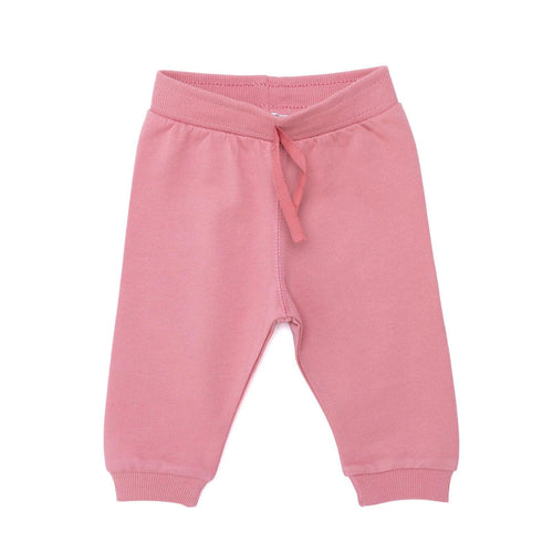 HelloBaby Basic Girl Low Raised Joggers - Light Rose - Bobobiy