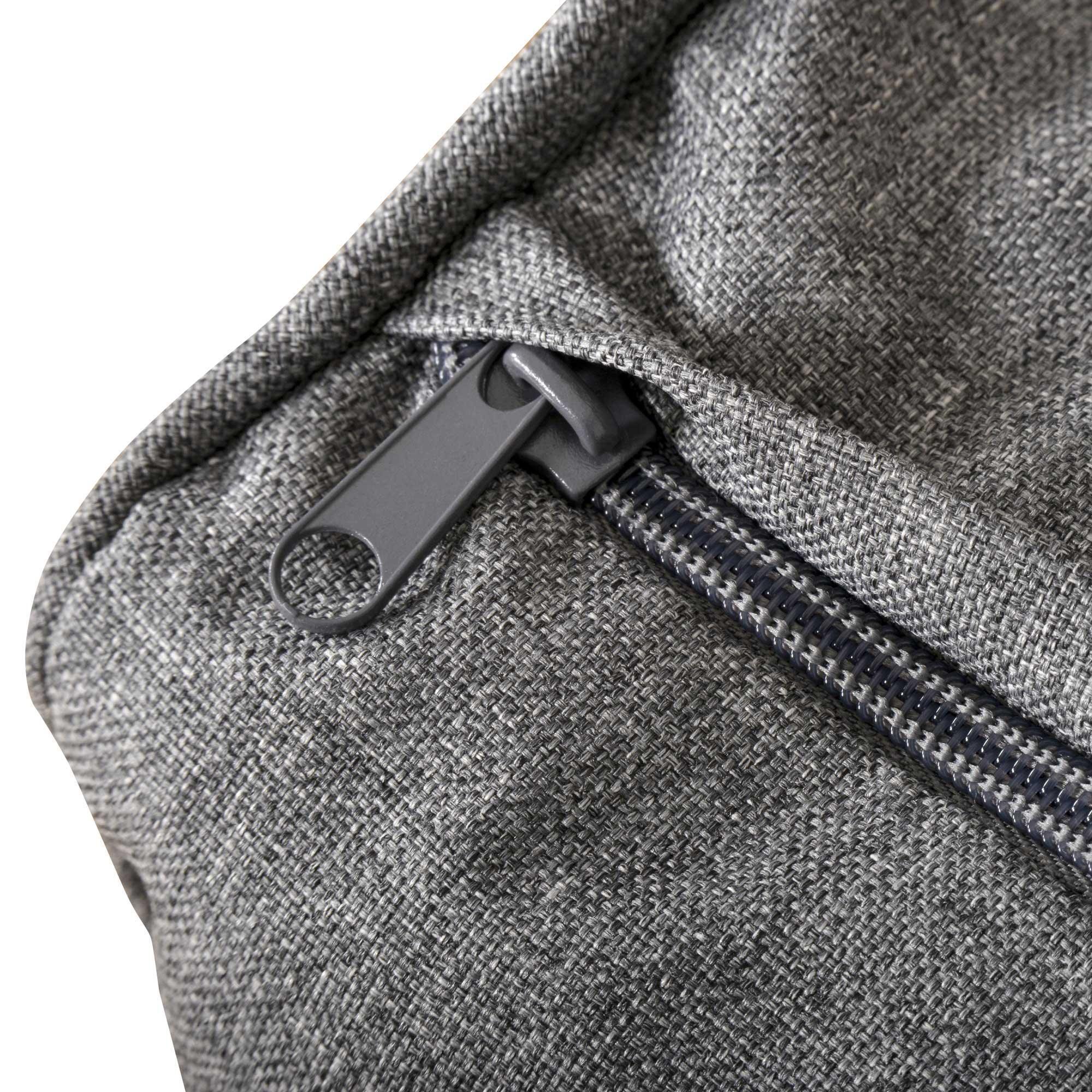 5 Pieces Outdoor Patio Furniture Set, Sofa Couch with Glass Coffee Table, Cushioned Chairs and Aluminum Tube, for Balcony Garden Backyard, Grey - Bobobiy