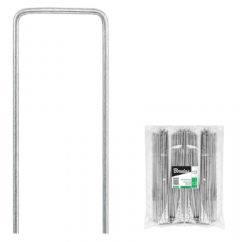 Weed Matting Metal Hold Down Pegs/Staples 30mmx 150mm (Pack of 100)