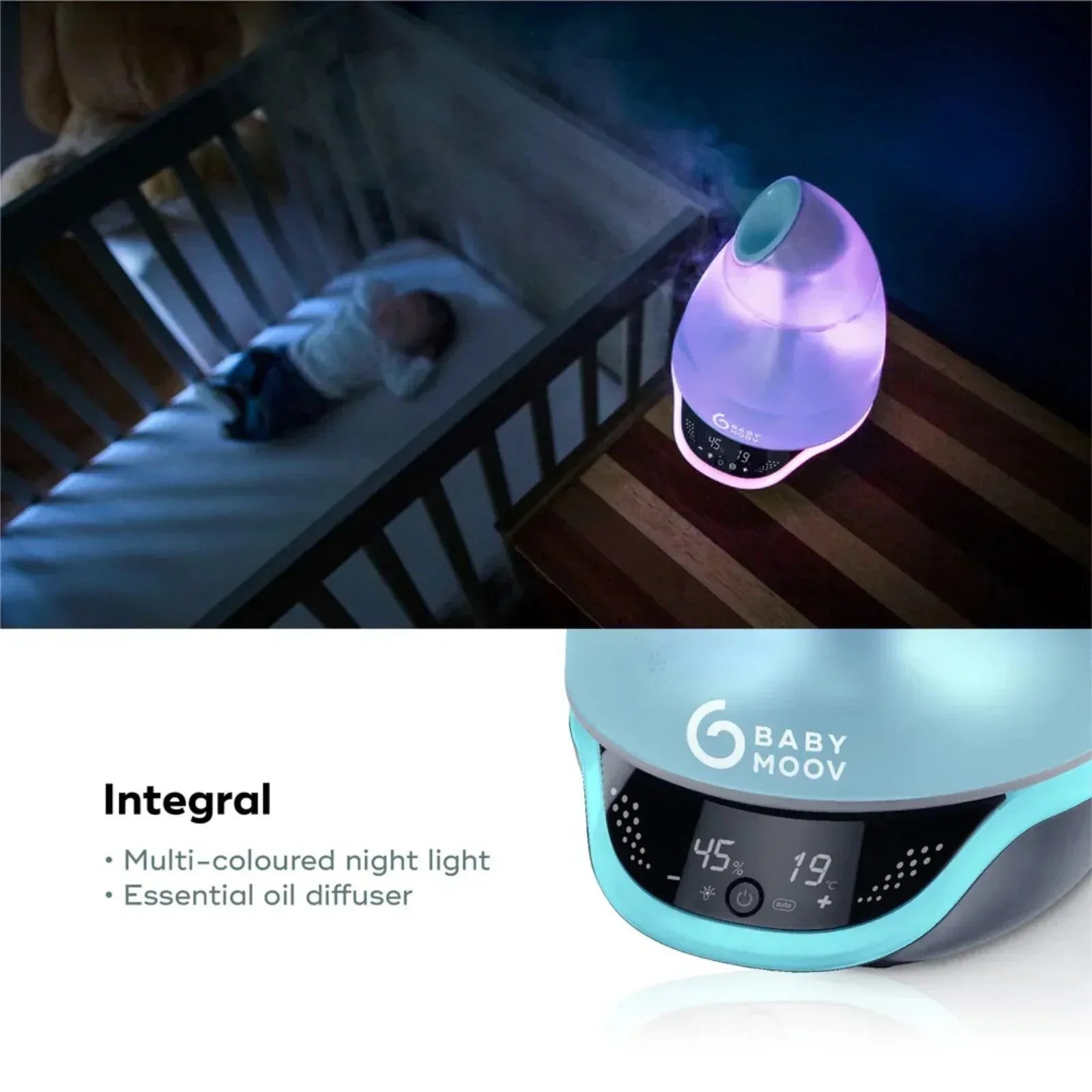 Babymoov Hygro Plus 3-in-1 Baby Humidifier - Bobobiy