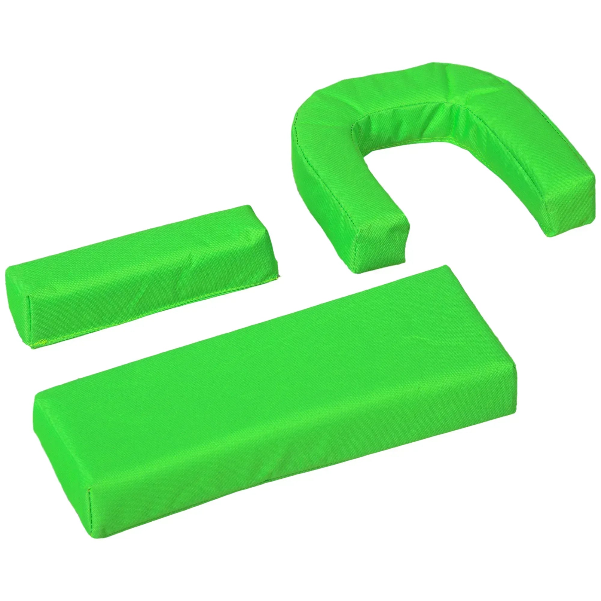 Folding Sun Loungers Set of 2 with Face Hole, 4-Position Adjustable Backrest Garden Recliner Chairs Sunbeds, Outdoor Lounge Chairs with 600 D Oxford Cloth Seat, Pillow for Beach, Green - Bobobiy