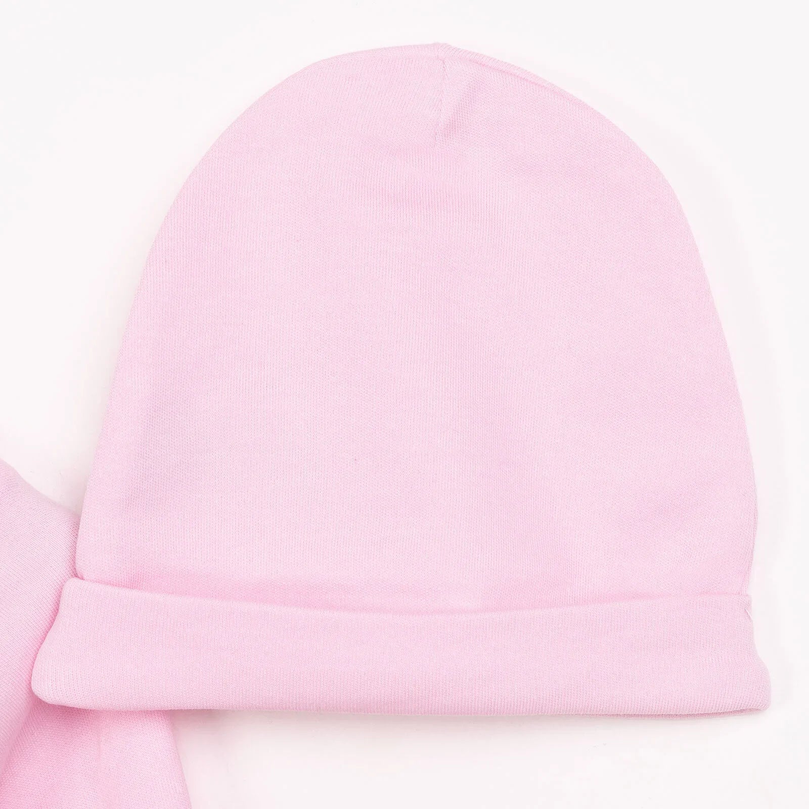 HelloBaby Newborn Organic Wrapover Top-Hat - Pink