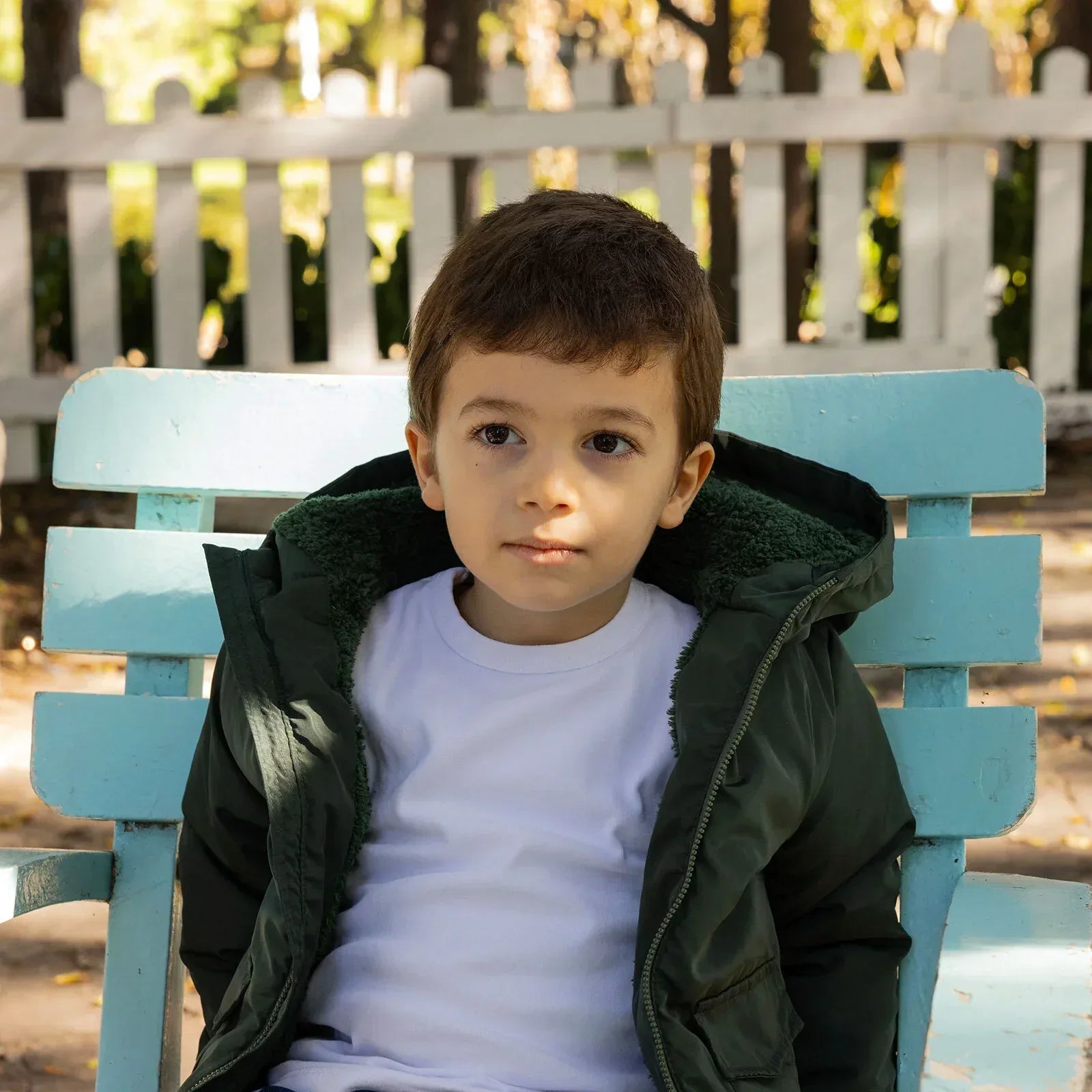 HelloBaby Hooded Coat - Green - Bobobiy