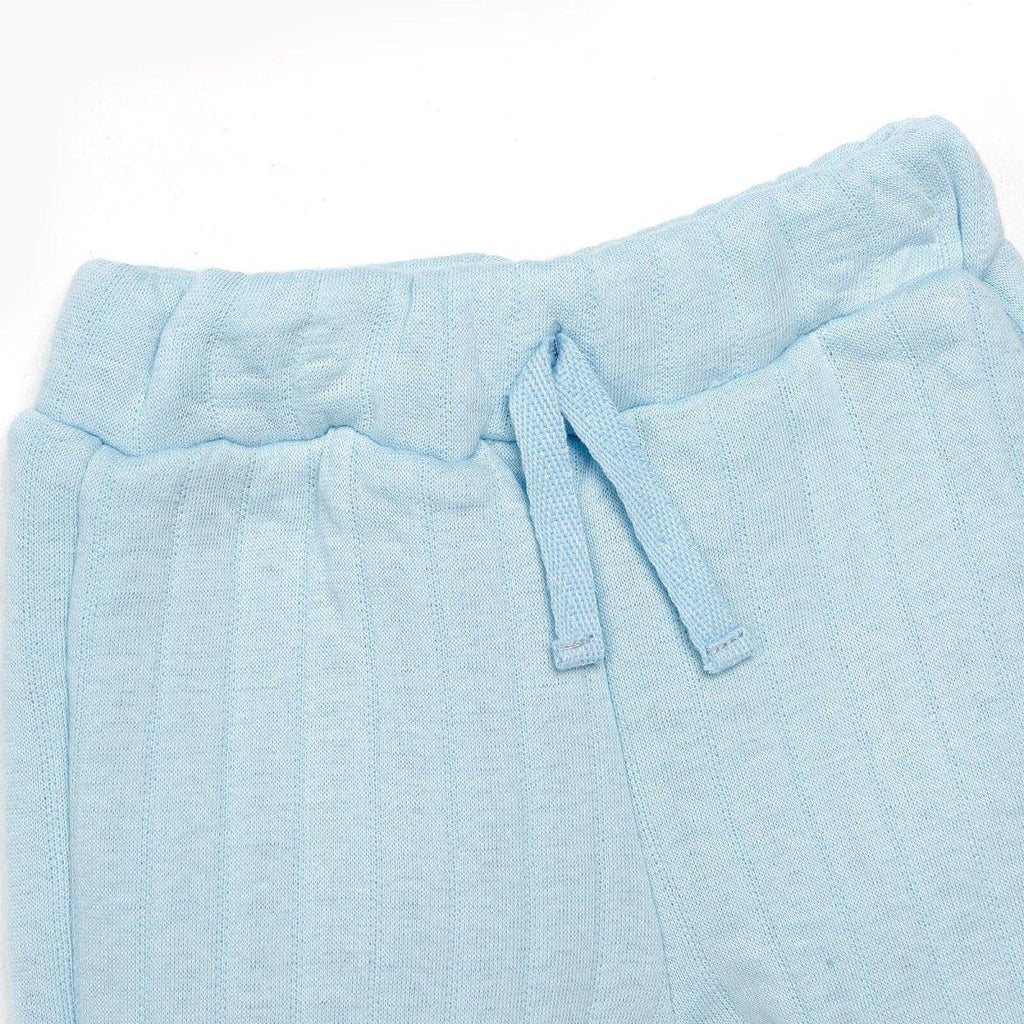 Tuffy Sweatshirt- Footless Bottom - Light Blue - Bobobiy