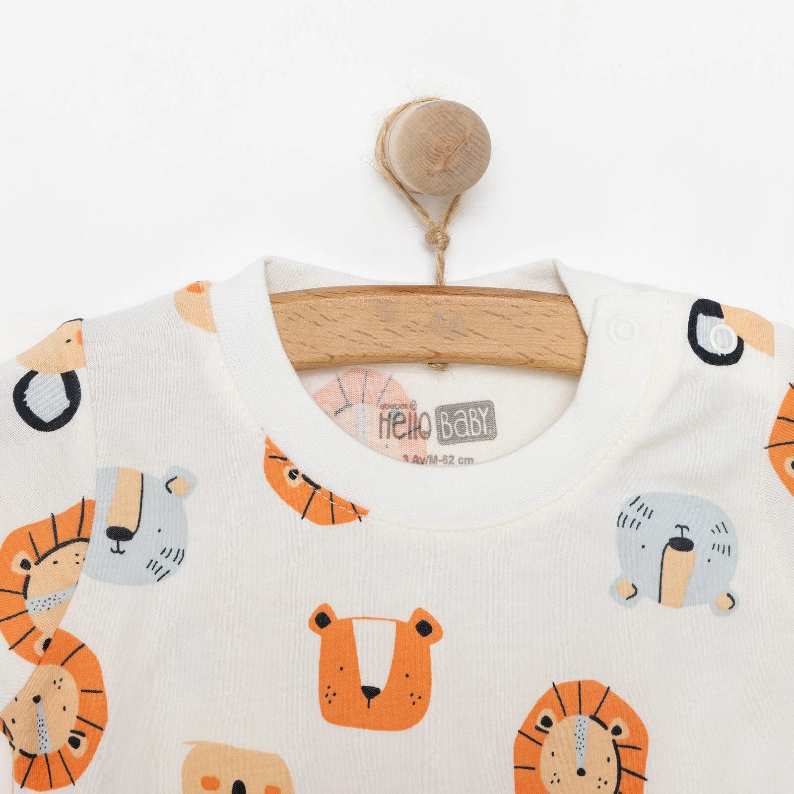 HelloBaby Boy Tshirt-Short - Ecru