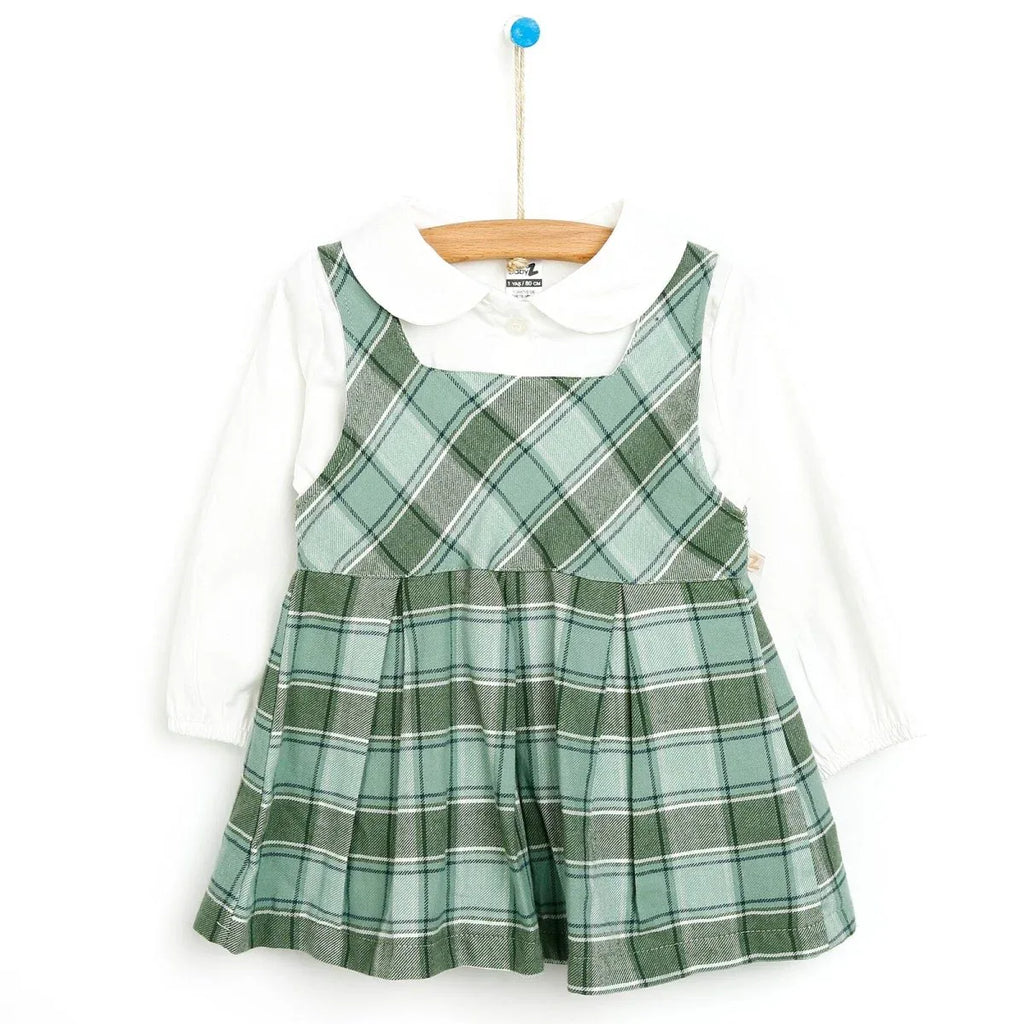 BabyZ Salopette Skirt - Sweatshirt - Light Green - Bobobiy