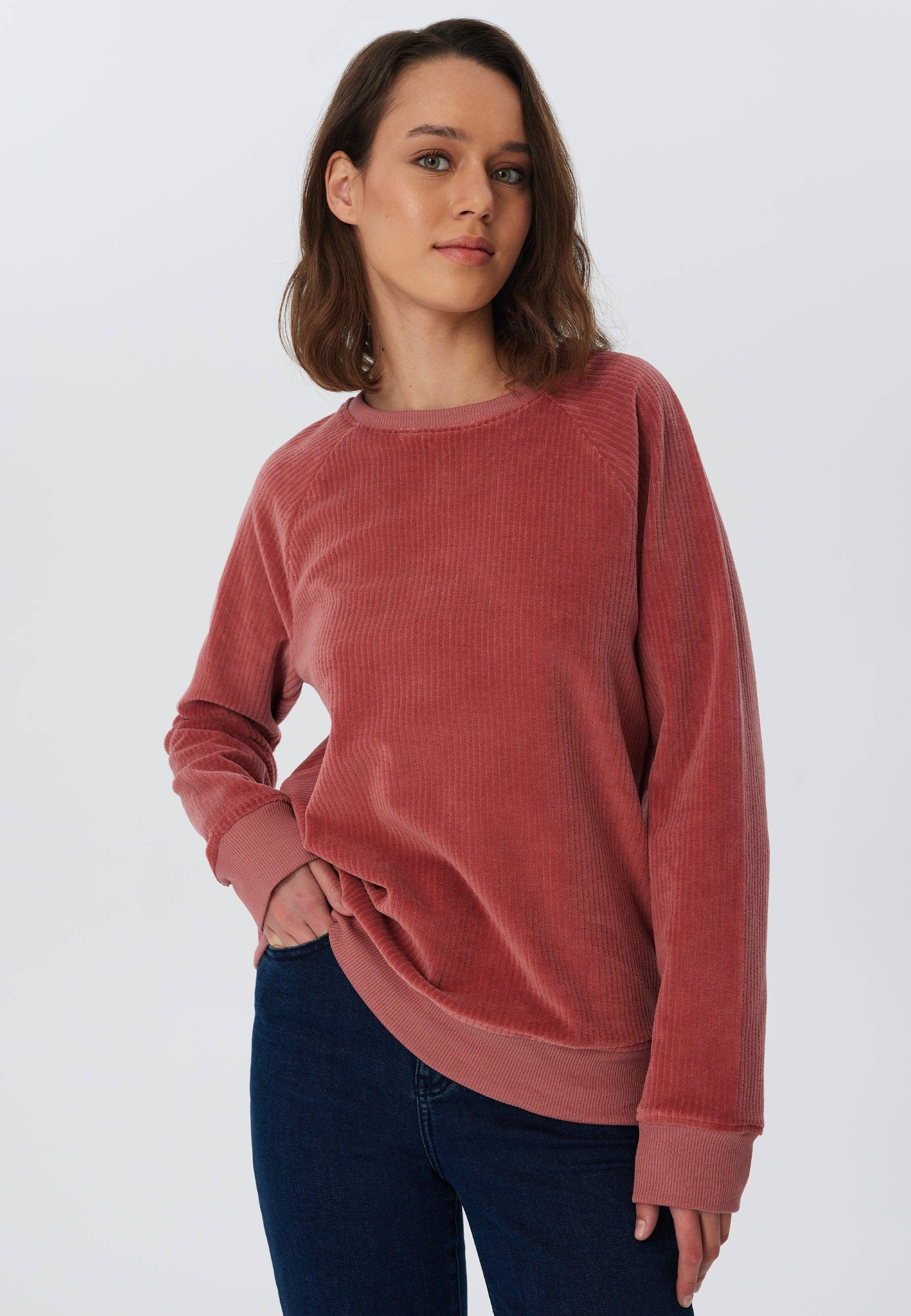 Organic Corduroy Sweatshirt: Womens