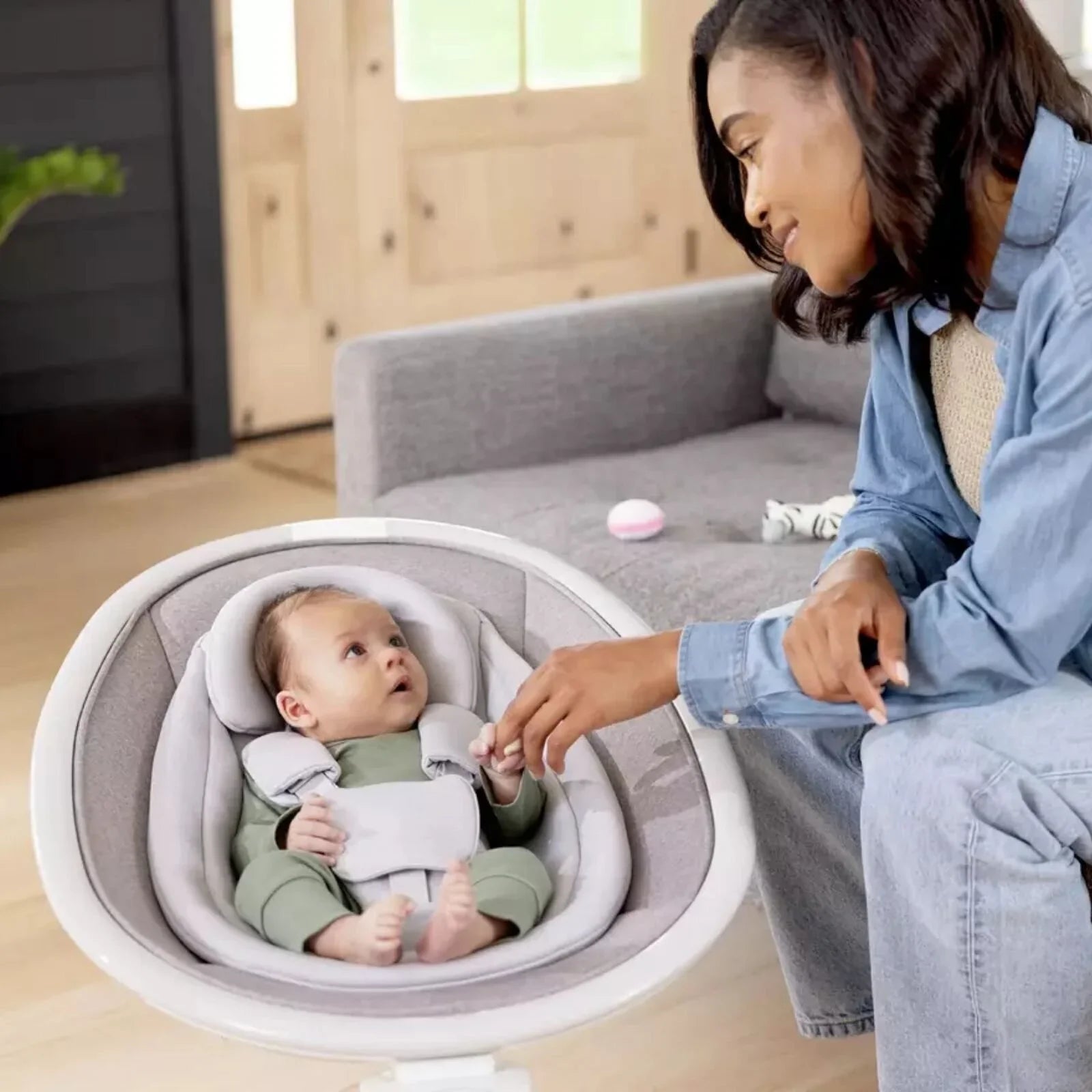 Graco Sway N Grow Bluetooth Swing - Heather