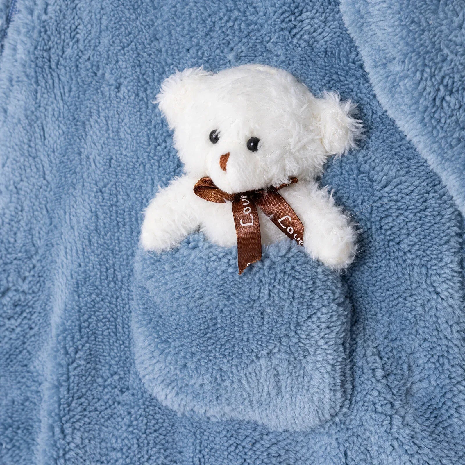 Midimod Newborn Welsoft Footless Jumpsuit - Blue