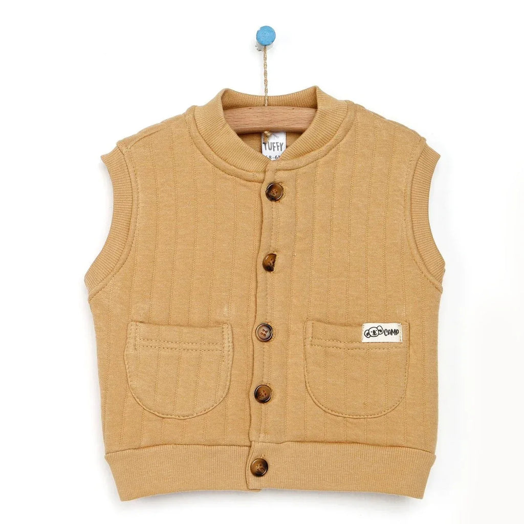 Tuffy Quilted Vest - Mustard - Bobobiy