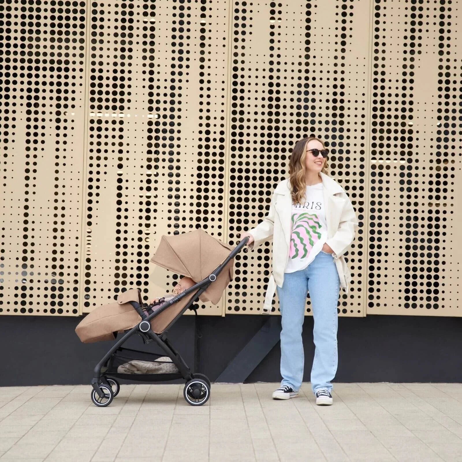 Ickle Bubba Aries Autofold Stroller - Black