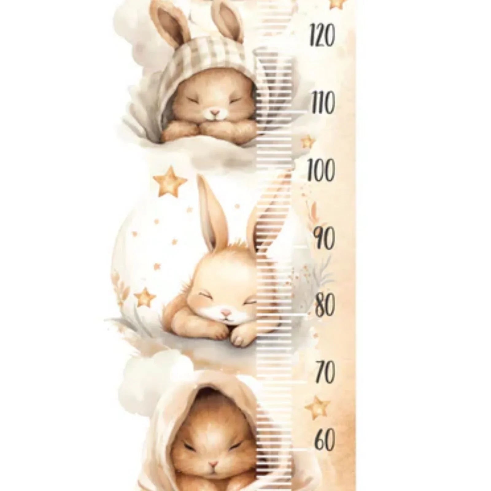 Live Vida Sleeping Bunny Height Chart Sticker