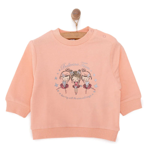 HelloBaby Basic Baby Girl Sweatshirt - Pink - Bobobiy