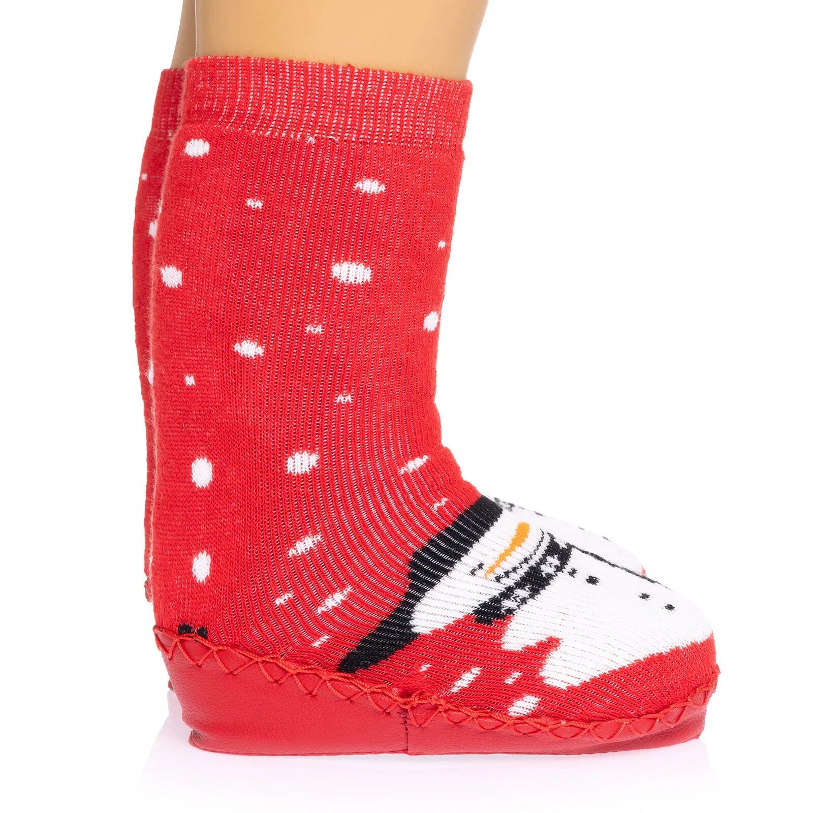 HelloBaby Moccasin Slipper - Red