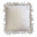 Linen Cushion Cover 60x60cm with fringe - Bobobiy