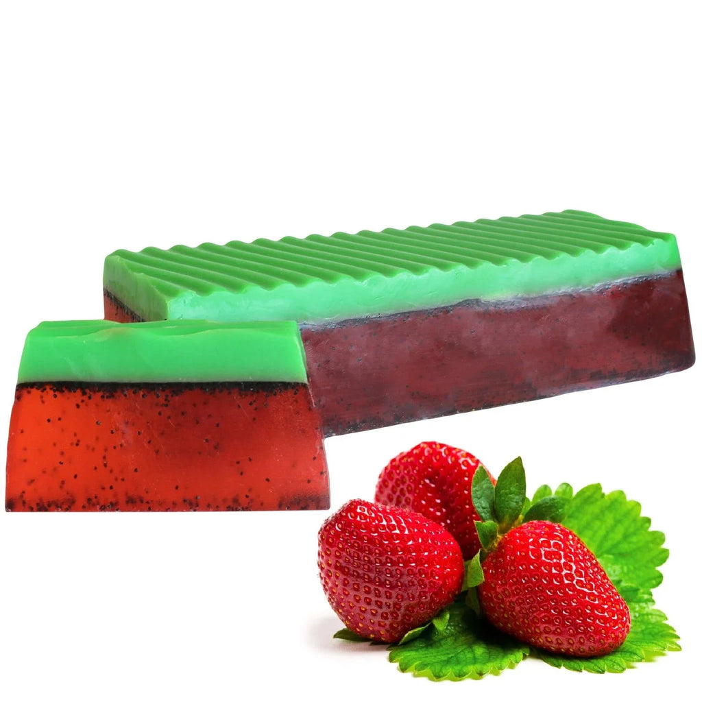 Tropical Paradise Soap Loaf - Strawberry - Bobobiy