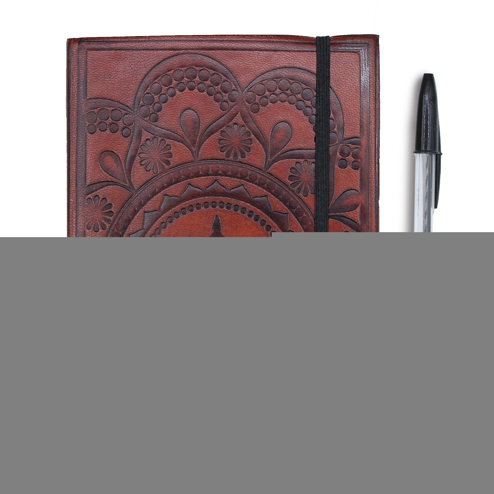 Small Notebook with strap - Chakra Mandala