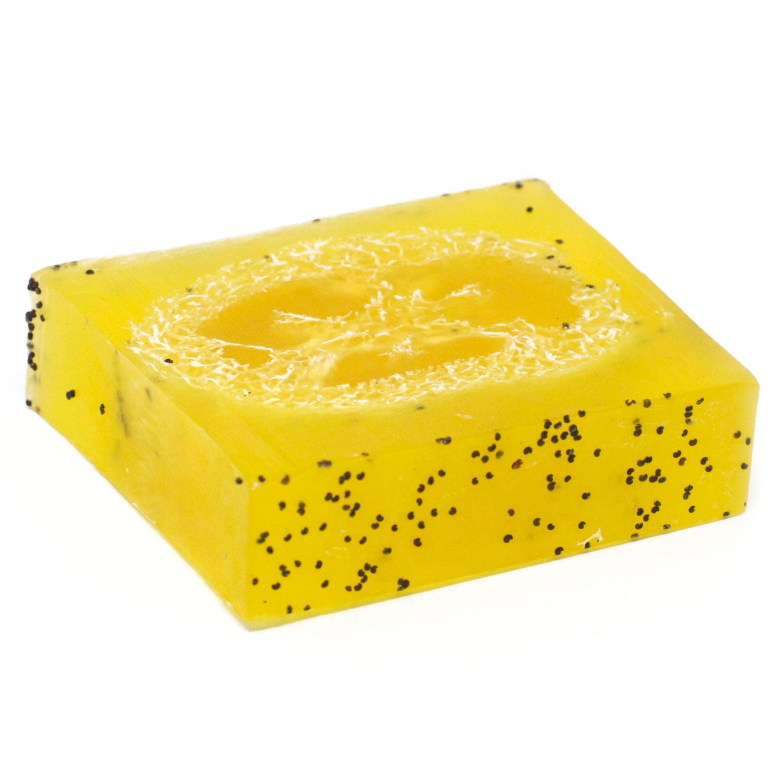 Loofah Soap - Peppermint & Herb Scrub -SLICE 115g
