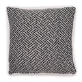 Classic Cushion Cover - Criss-Cross Black - 40x40cm - Bobobiy